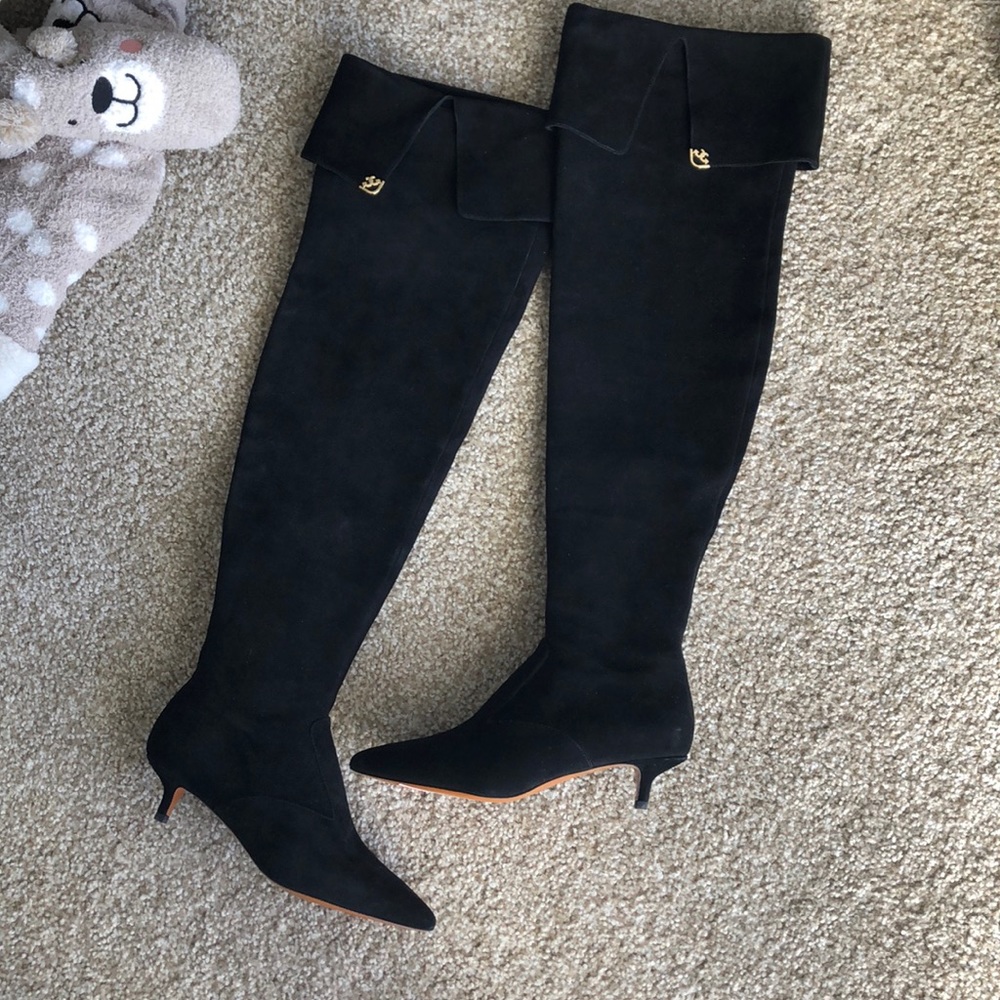 NEW! Tory Burch suede over the knee boots